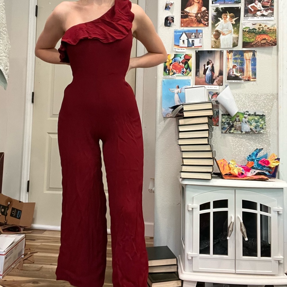Zara Red Jumpsuit